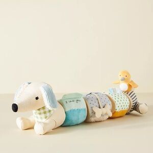 Anthropologie x Wonder Wise Pull Apart Pup Toy NIB